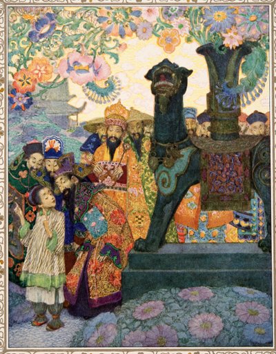 ハンスクリスチャンアンデルセンのパブ、テイルズのナイチンゲール。 1911 作： Heinrich and Urban Lefler
