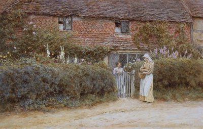 ハスルミアのコテージ 作： Helen Allingham