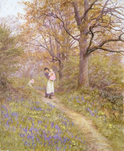 ブルーベルズ 作： Helen Allingham