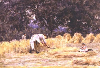 収穫 作： Helen Allingham