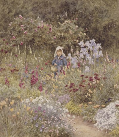Minna、Marcus HuishによるHappy Englandのイラスト、パブ。 A＆Cブラック、1904年（WC） 作： Helen Allingham
