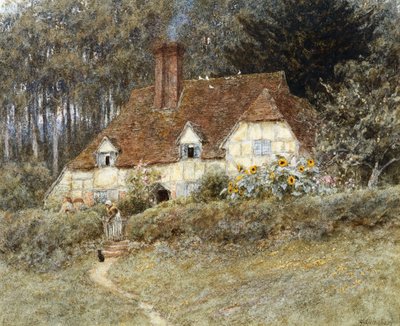オールドサリーコテージ 作： Helen Allingham