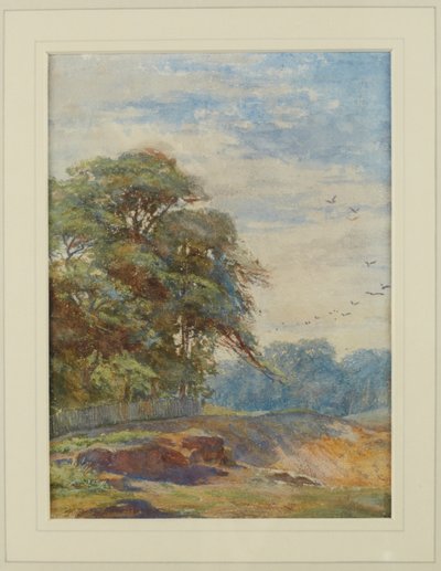 ハムステッドヒースにて 作： Helen Allingham
