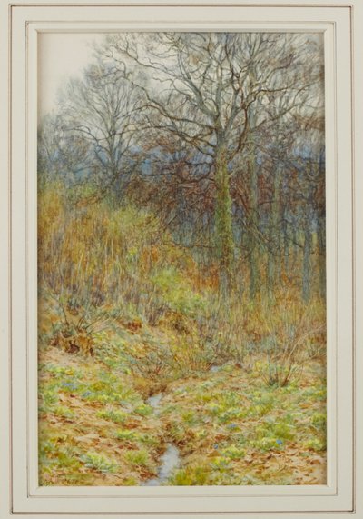 私たちのプリムローズウッド、1913 作： Helen Allingham