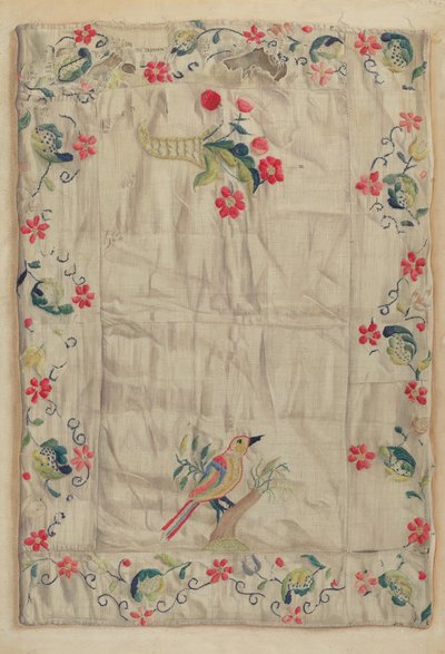 クルーエル刺繍、c。 1937年。 作： Helen E. Gilman