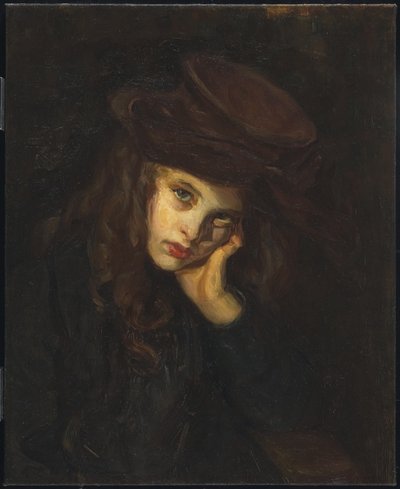 ブラウンハット、1906年頃 作： Helen Galloway McNicholl
