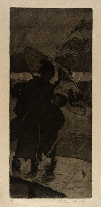 雨の夜 作： Helen Hyde