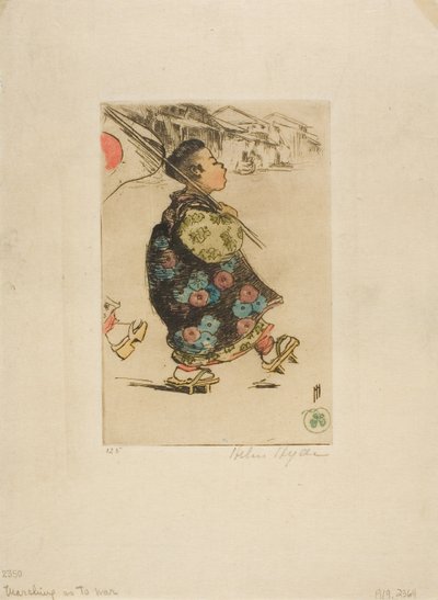 戦争への行進 作： Helen Hyde