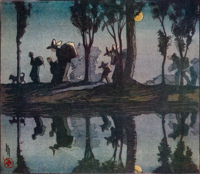 反射、1912 作： Helen Hyde