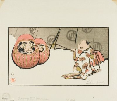 だるまをからかう 作： Helen Hyde