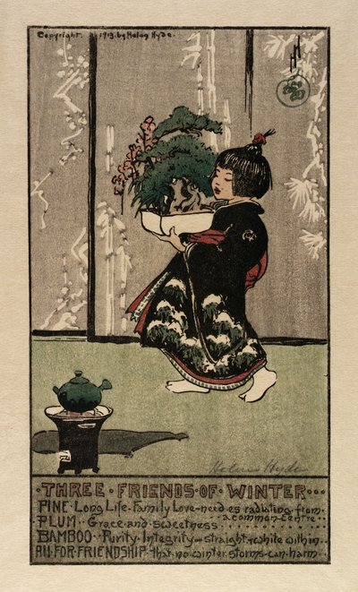 冬の3人の友人 作： Helen Hyde