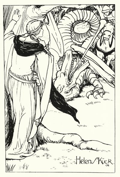 赤十字は龍と戦う（刻印 作： Helen S. Kuck