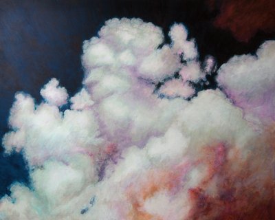 Cumulus、2021年（ボード上のアクリル） 作： Helen White