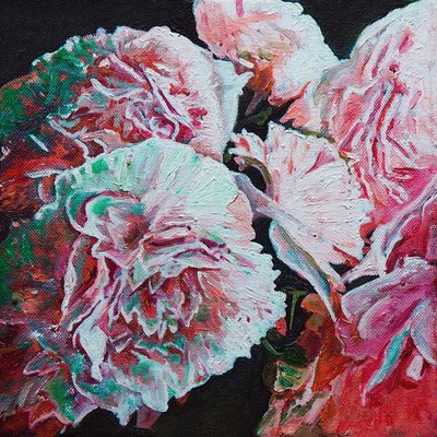 牡丹、2010年（キャンバスに油彩） 作： Helen White