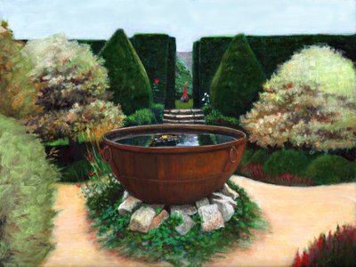 Sacred Space, 2020 (ボード上のアクリル) 作： Helen White