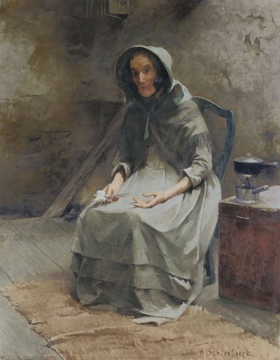 秋のバラ; ホストロス 作： Helene Schjerfbeck