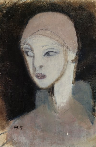 島から来た少女、1929年。 作： Helene Schjerfbeck