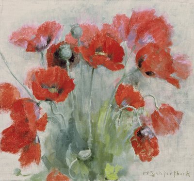ポピー 作： Helene Schjerfbeck