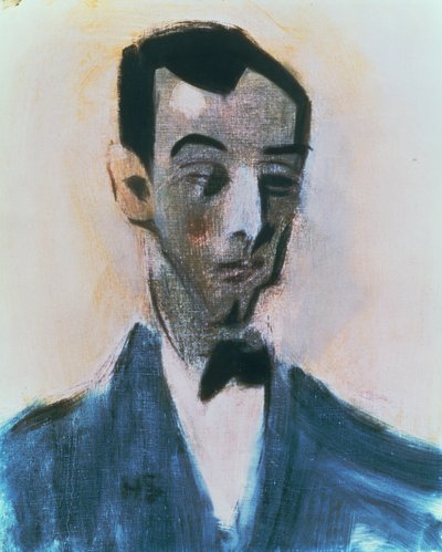 マンス・シャルフベックの肖像 作： Helene Schjerfbeck