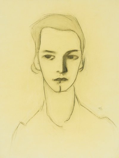 女性の肖像 作： Helene Schjerfbeck