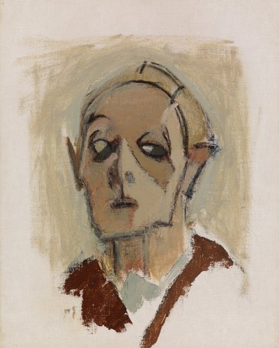 自画像、1945 年。 作： Helene Schjerfbeck