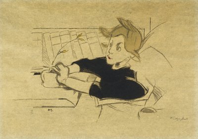 回復期; コンヴァレッセンテン 作： Helene Schjerfbeck