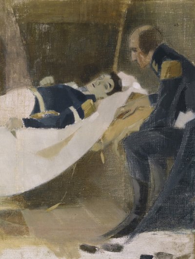 ヴィルヘルムフォンシュヴェリンの死、1927年 作： Helene Schjerfbeck