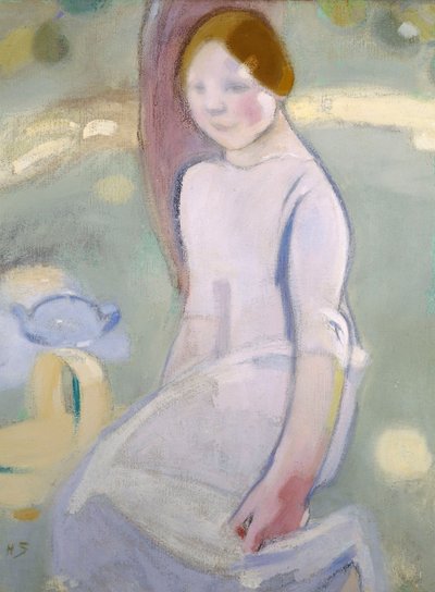 リンデンの下、1911年。 作： Helene Schjerfbeck