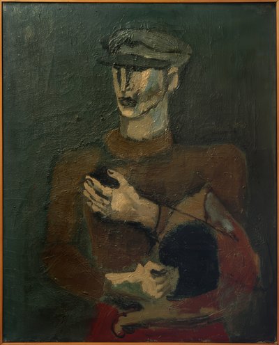 シックスペンス帽子の若い男 作： Helmut Kolle