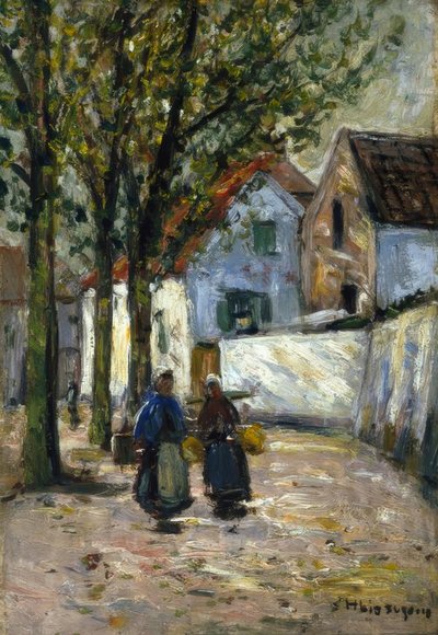 秋の印象 作： Helmuth Liesegang