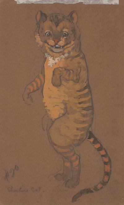 チェシャ猫（『アリス・イン・ワンダーランド』の衣装デザイン、1915年） 作： Henderson, William Penhallow