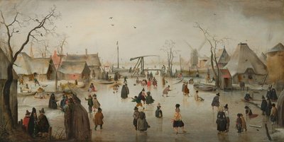 村のアイススケート 作： Hendrick Avercamp