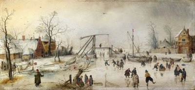 氷上の光景 作： Hendrick Avercamp