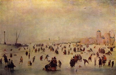 スケートシーン 作： Hendrick Avercamp