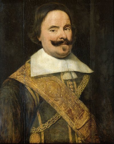 ミヒエル・アドリアエンス・デ・ロイテル (1607-1676)。 副提督 作： Hendrick Berckman (copy after)