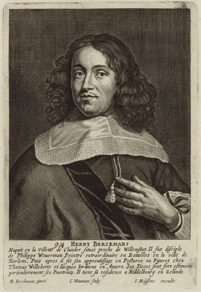 ヘンドリック・バークマンの肖像 作： Hendrick Berckman