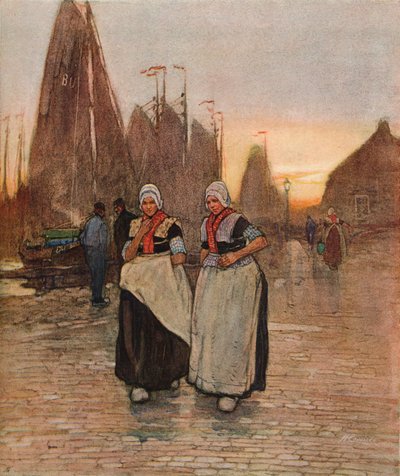岸壁、c1902 作： Hendrick Cassiers