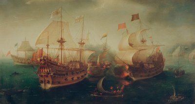 海戦 作： Hendrick Cornelisz. Vroom