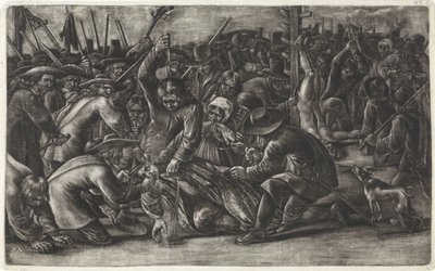 デ ウィット兄弟の遺体の切断、1672 年 作： Hendrick Danckerts