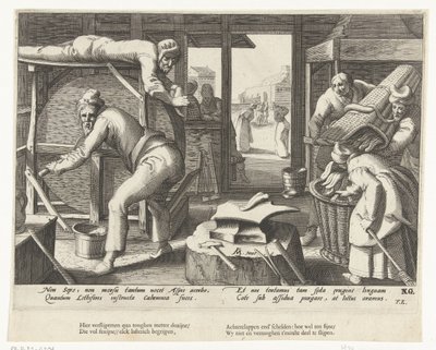 舌とぎ 作： Hendrick Goltzius (attributed to workshop of)