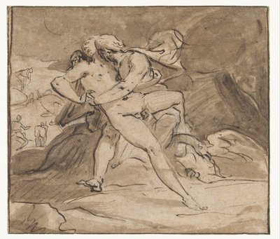 木星がイオを抱く 作： Hendrick Goltzius (school of)