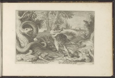 カドモスはドラゴンを殺す Ovid