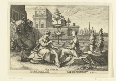 ベロエに扮してセメレに近づくジュノ Ovid