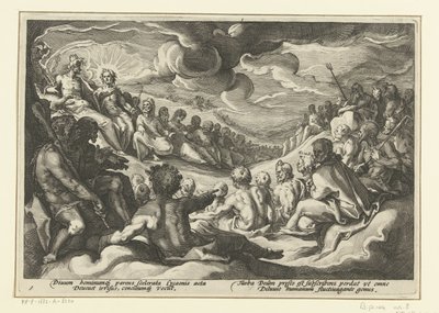 木星はオリンポスの神々を召喚する Ovid
