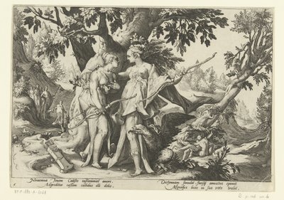 木星はダイアナに扮してカリストを誘惑する Ovid