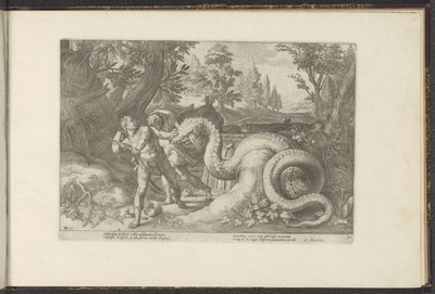 ドラゴンにむさぼり食われたカドモスの仲間たち Ovid