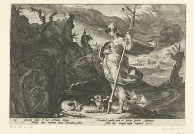 ミネルバはエンヴィーにアグラウロスの嫉妬を燃やすように頼む Ovid