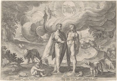 プロメテウスが最初の人間を作成 Ovid