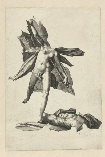 ピラモスとシスベ 作： Hendrick Goltzius (workshop of)