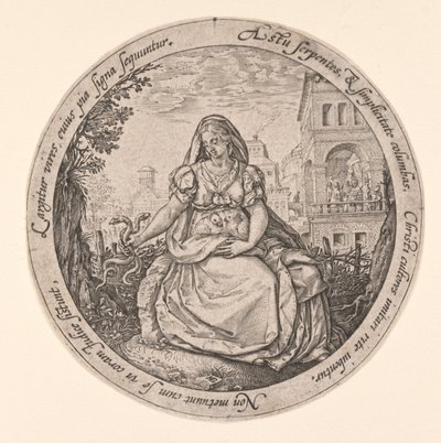 慎重さの寓意 作： Hendrick Goltzius